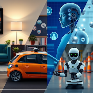 Verschiedene KI-Anwendungen